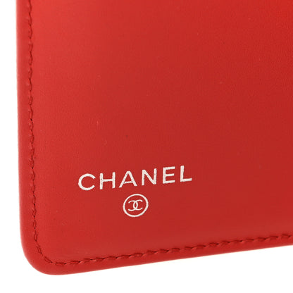 Chanel Caviar Timeless CC Yen Wallet Red 6 of 12