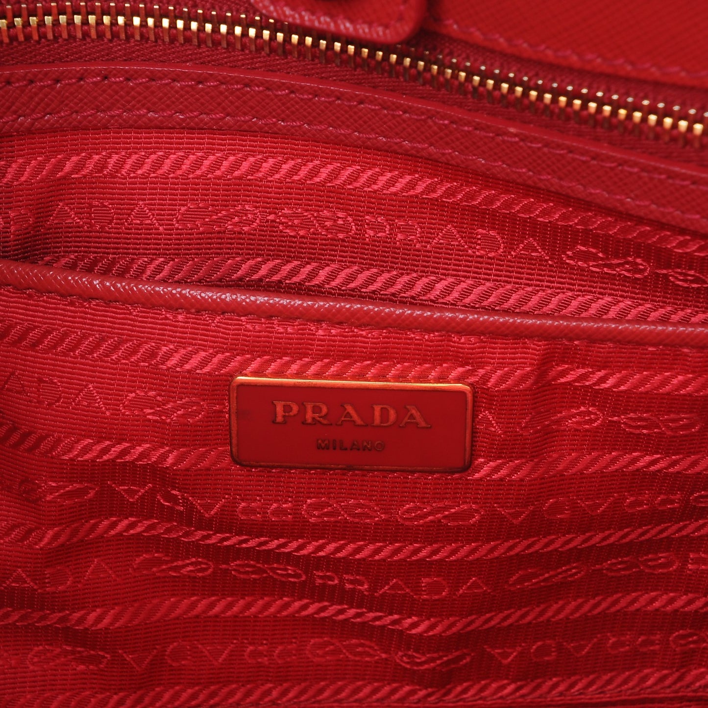 Saffiano Lux Large Tote Fuoco