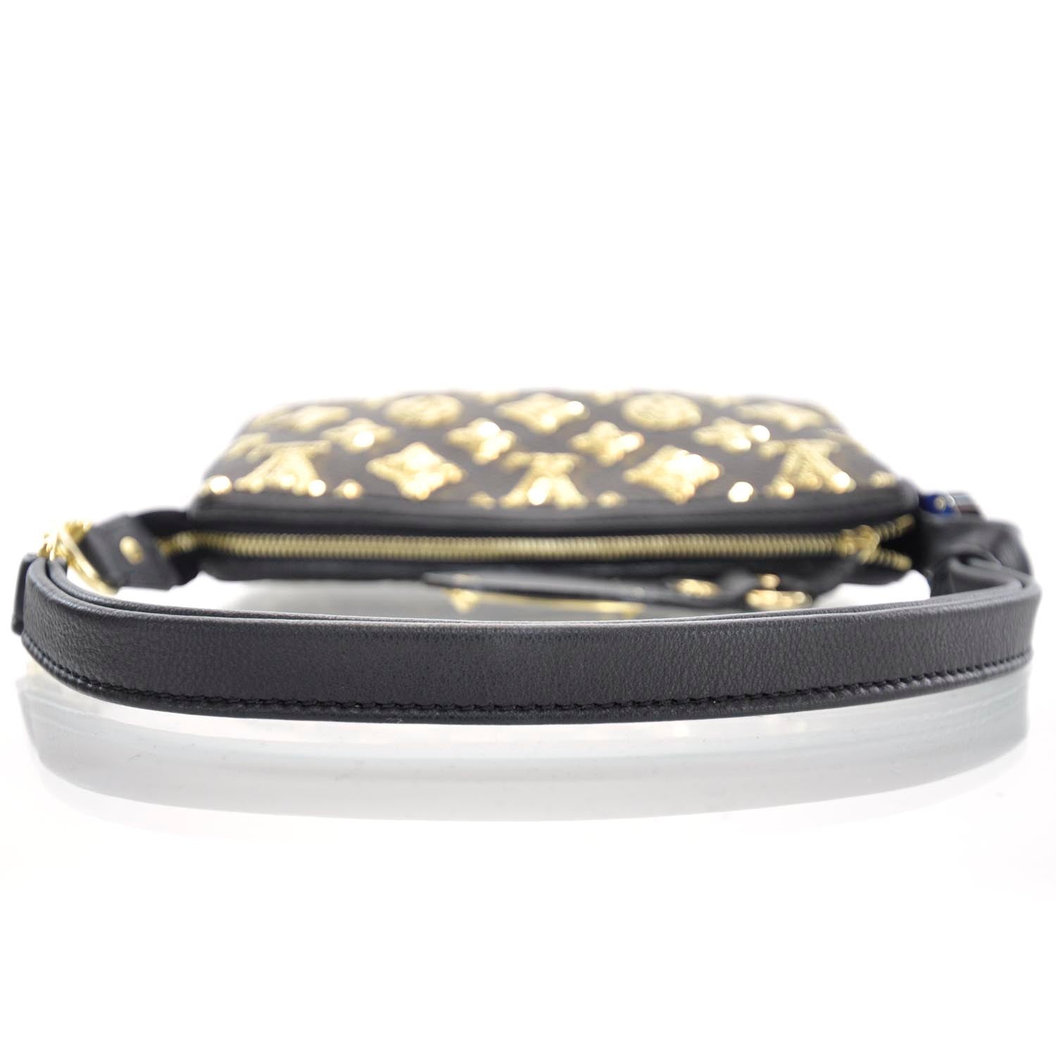 Louis Vuitton Monogram Sequins Eclipse Pochette Gold 7 of 11