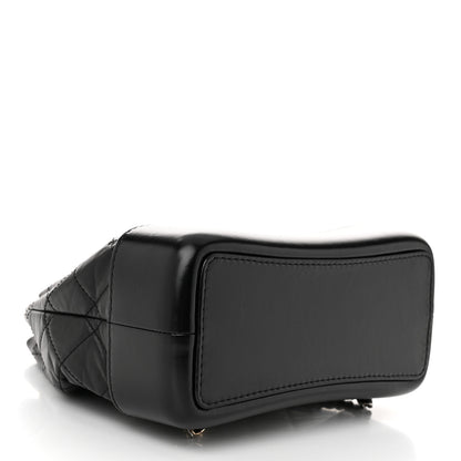 Chanel Aged Calfskin Quilted Small Gabrielle Backpack Black 4 of 10
