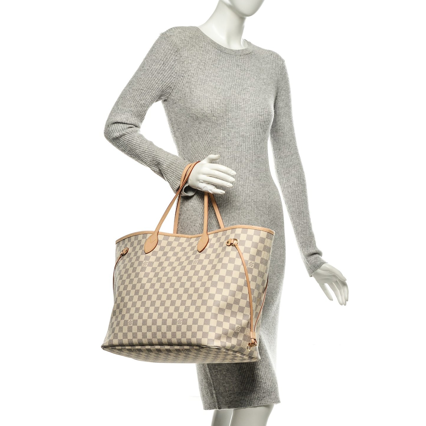 Damier Azur Neo Neverfull GM Rose Ballerine