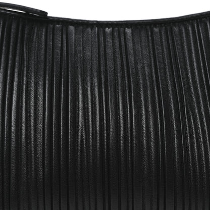 Mansur Gavriel Lambskin Pleated Shoulder Bag Black 7 of 9