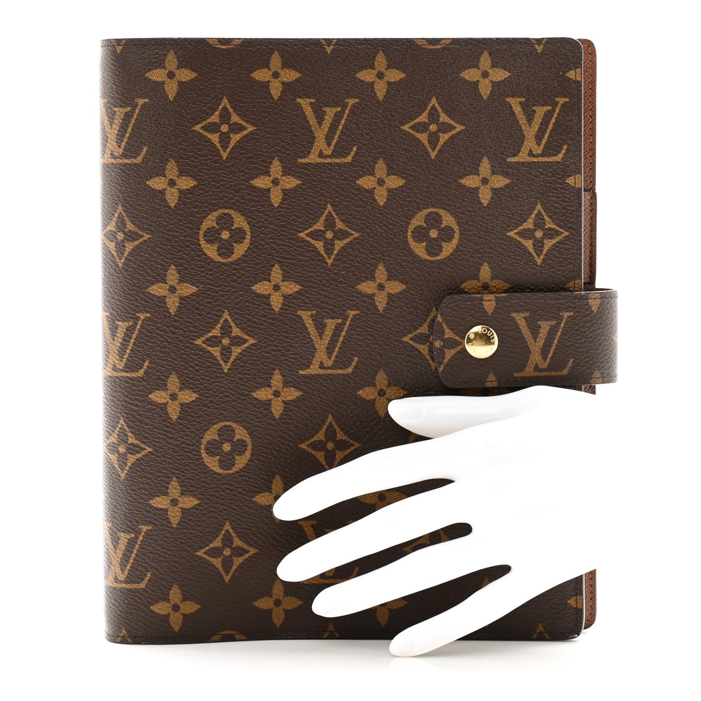 LOUIS VUITTON Monogram Large Ring Agenda Cover