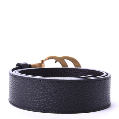 Gucci Calfskin Double G Reversible 37mm Belt 85 34 Black Cocoa 2 of 7