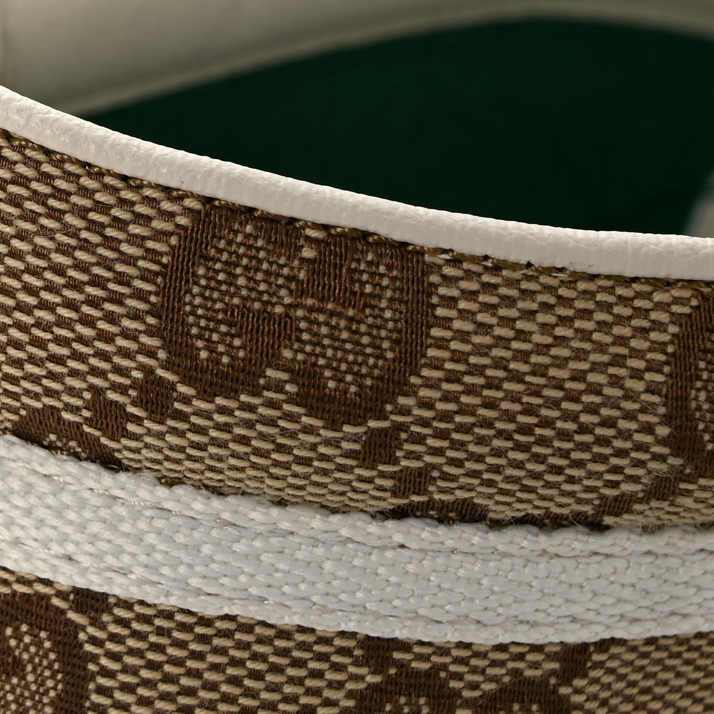 GG Monogram Womens 1977 Tennis Slip On 30mm Sneakers 39.5 Beige Ebony Mystic White