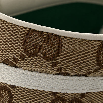 Gucci GG Monogram Womens 1977 Tennis Slip On 30mm Sneakers 39.5 Beige Ebony Mystic White 9 of 9