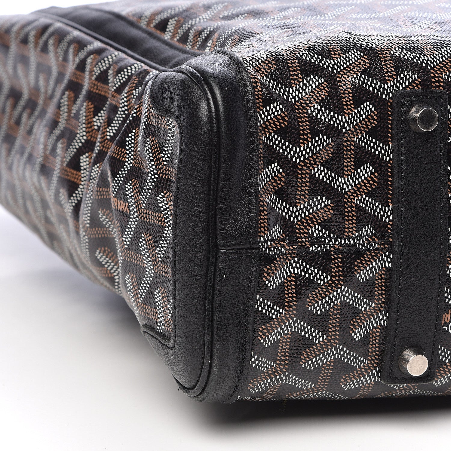 Goyard Goyardine Voltaire Tote Black 8 of 12