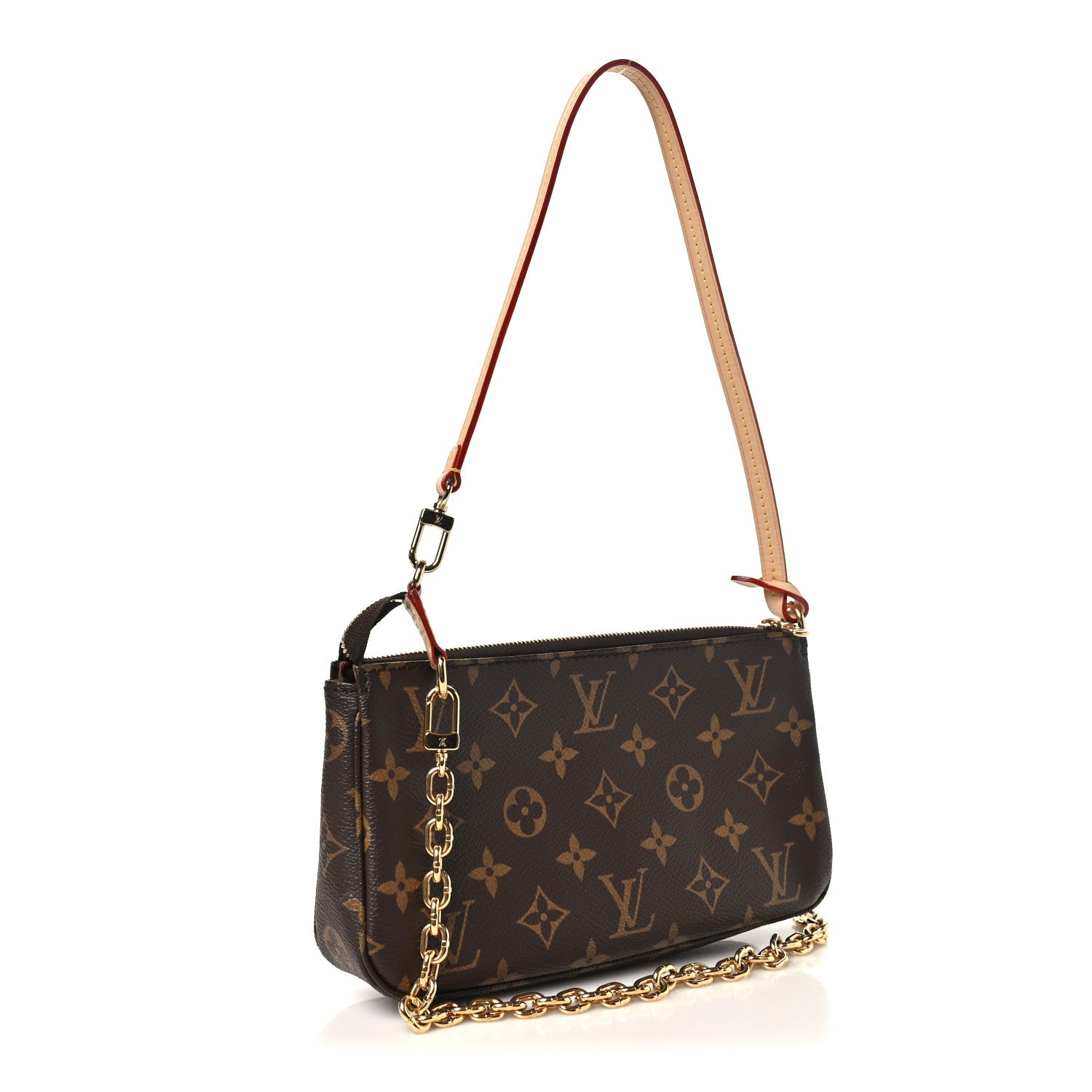 Louis Vuitton Monogram Chain Pochette Accessories 2 of 9