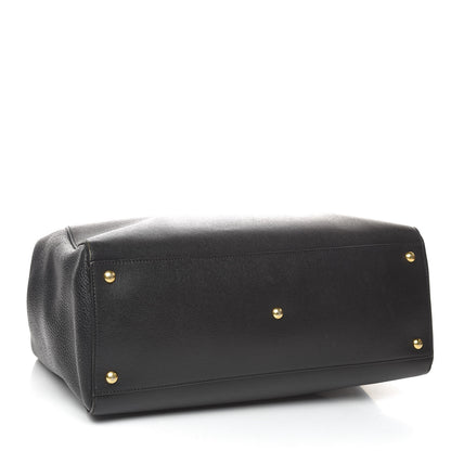 Fendi Vitello Elite Large 2Jours Tote Black 4 of 13