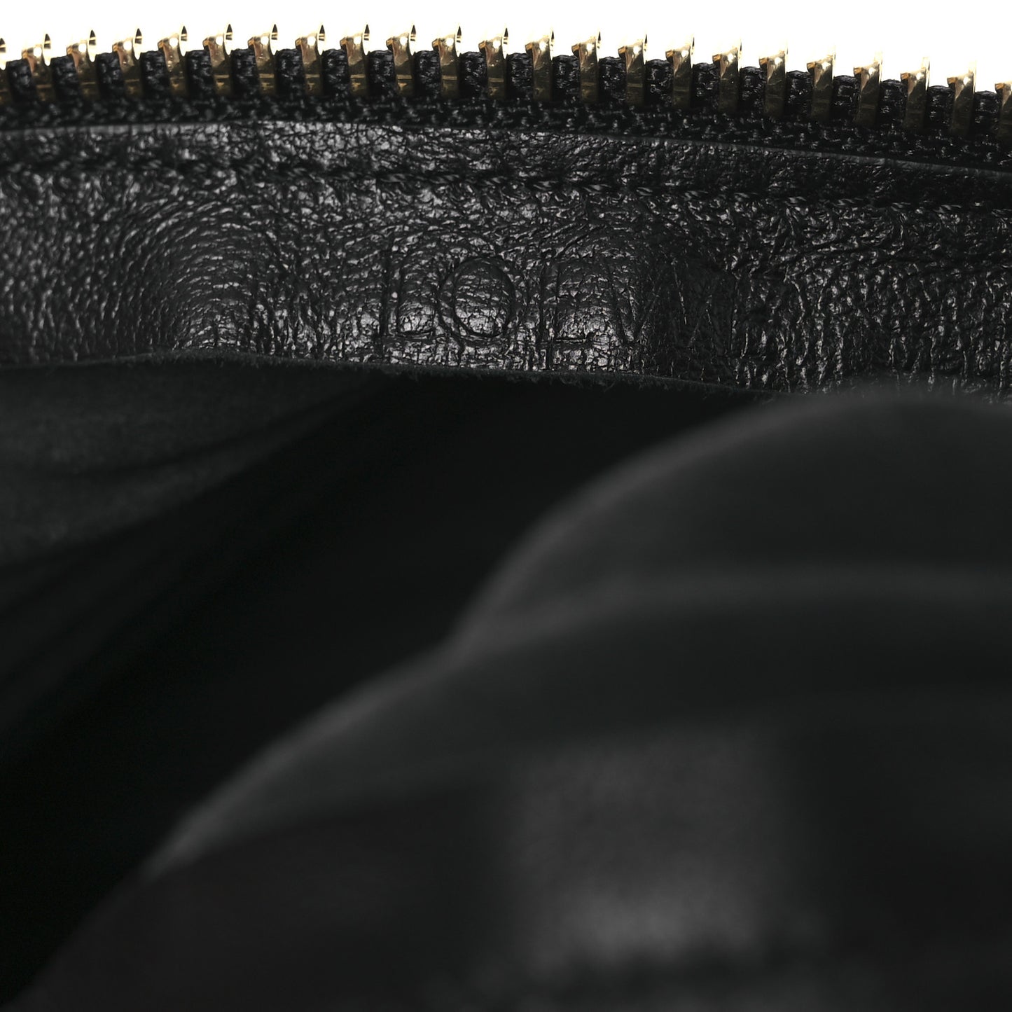 Lambskin Pleated Bracelet Pouch Chain Shoulder Bag Black