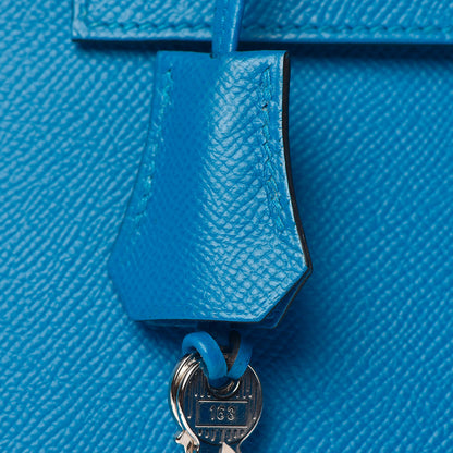 Hermes Epsom Kelly Sellier 32 Bleu Zanzibar 32 of 36