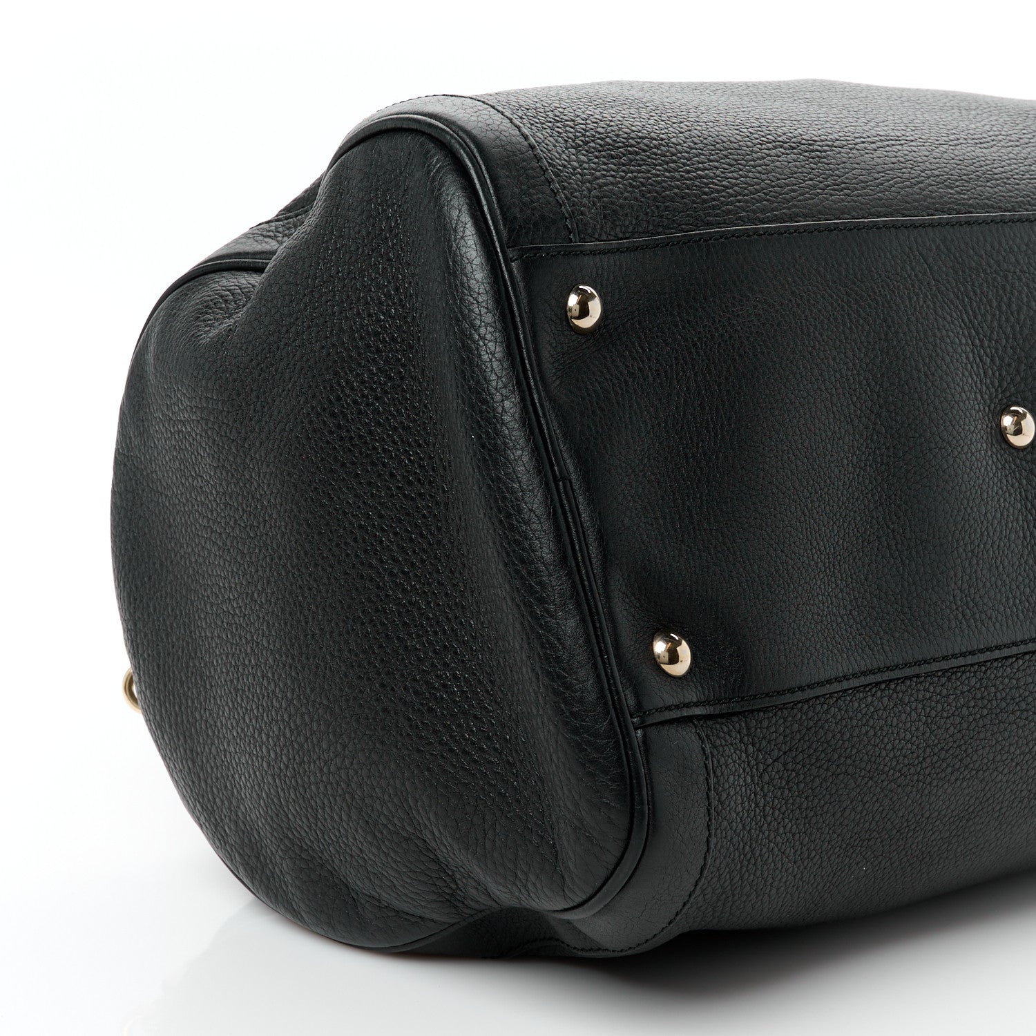 Gucci Pebbled Calfskin Medium Soho Boston Black 12 of 13