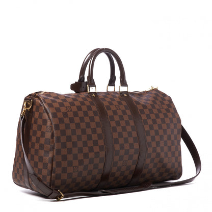 Louis Vuitton Damier Ebene Keepall Bandouliere 45 2 of 9