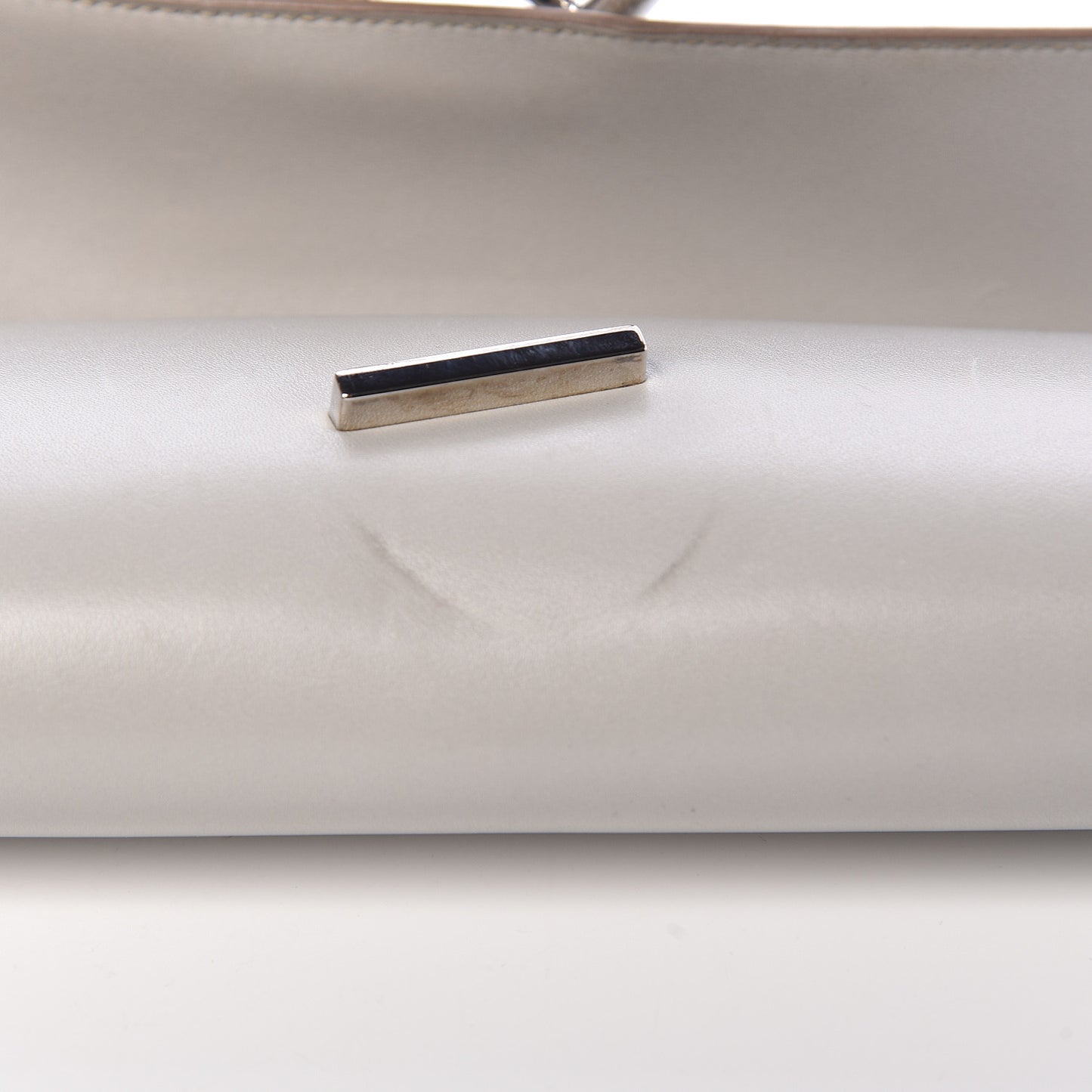 Tadelakt Egee Clutch Gris Perle