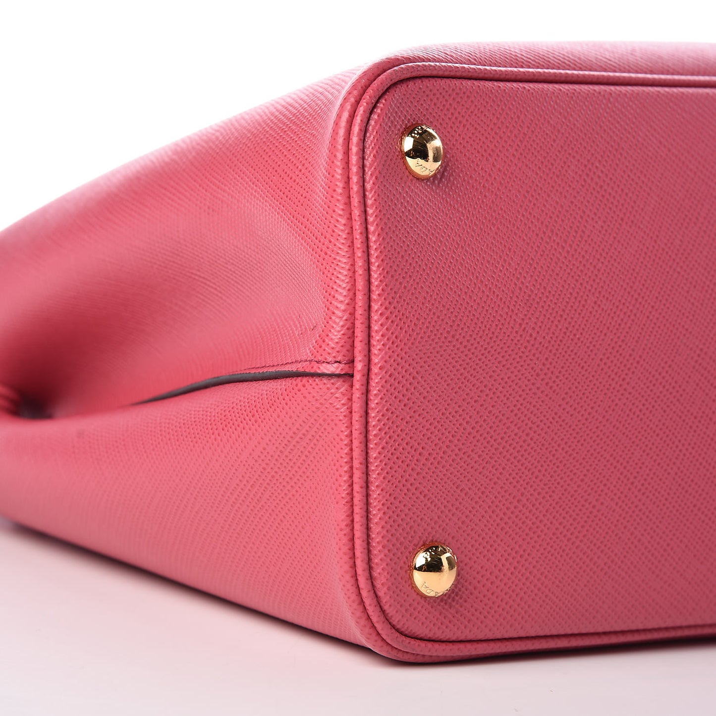 Saffiano Cuir Medium Double Bag Peonia