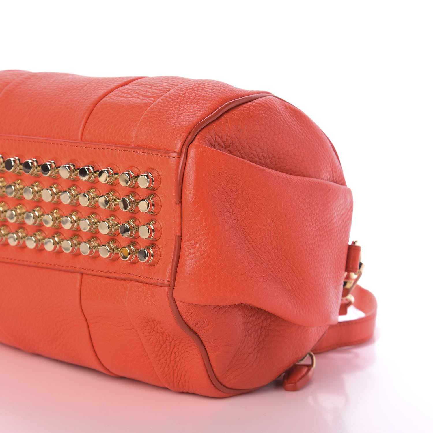 Alexander Wang Pebbled Lambskin Rockie Tangerine Gold Hardware 8 of 10