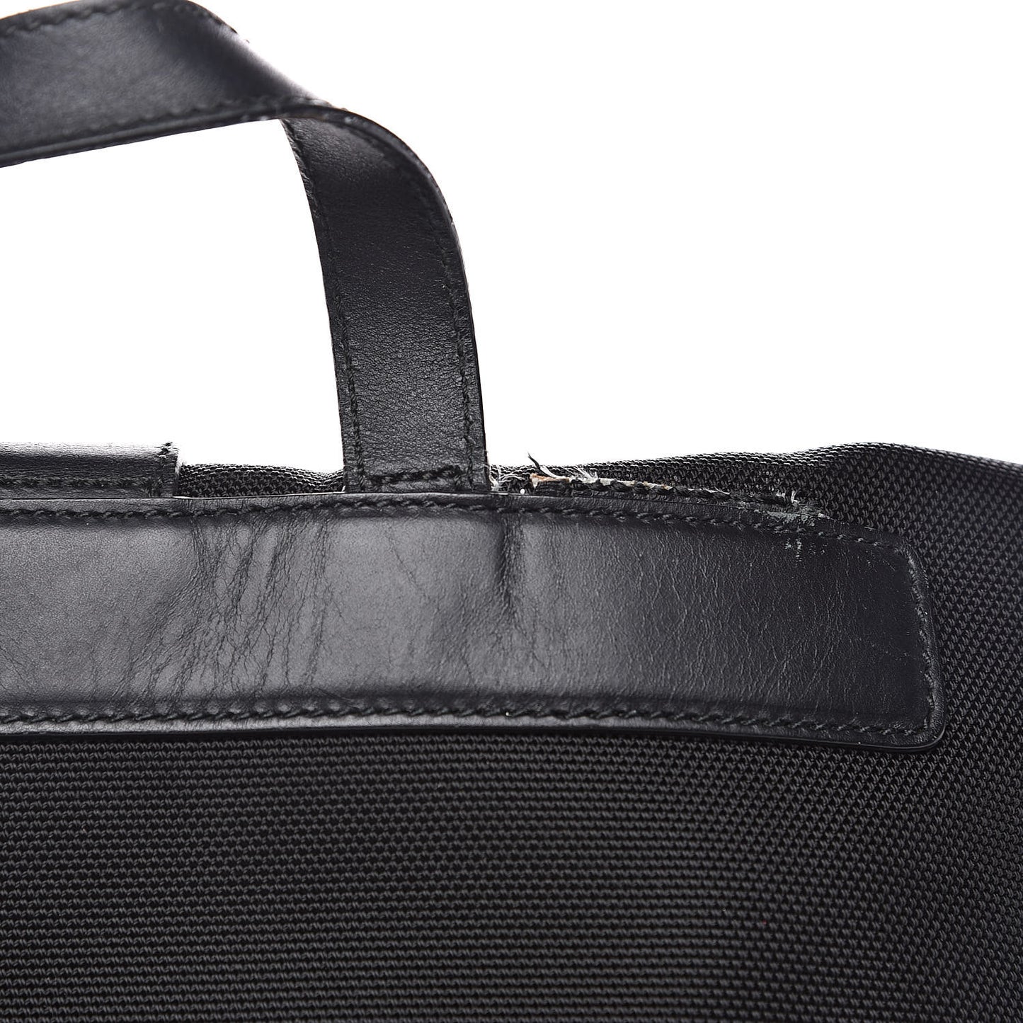 Techno Canvas Web Single Buckle Backpack Black