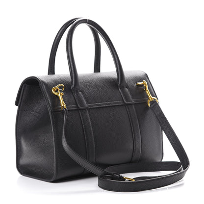 Mulberry Classic Grain Small New Bayswater Black 2 of 10