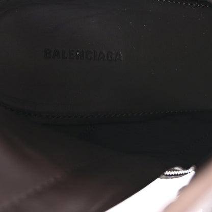 Balenciaga Agneau Arena Cagole 90mm Ankle Boots 39 Cold Brown 8 of 9