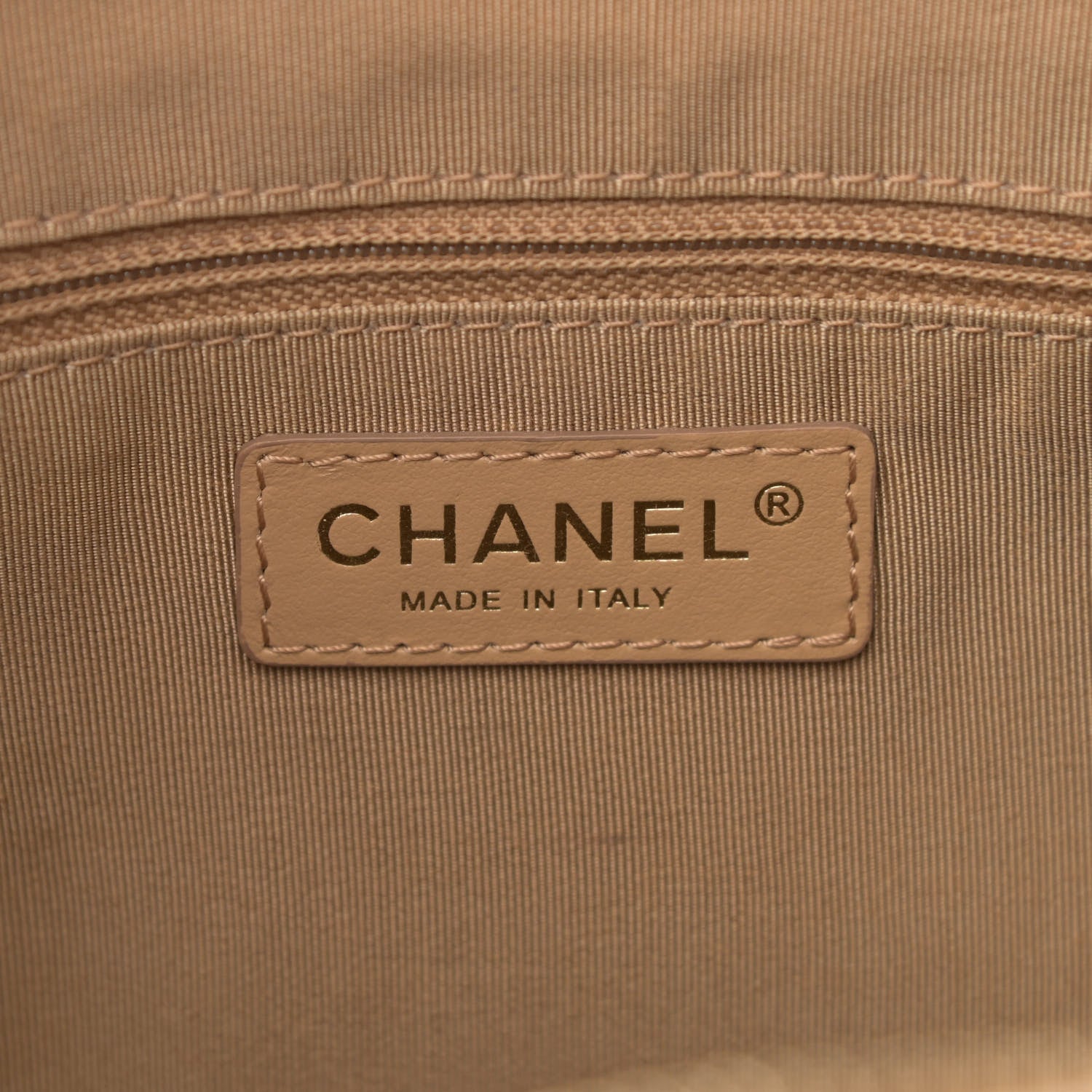 Chanel Caviar Quilted Rolled Up Tote Beige 6 of 11