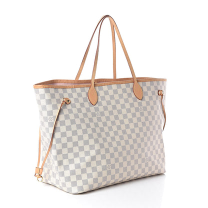 Louis Vuitton Damier Azur Neo Neverfull GM Rose Ballerine 3 of 11