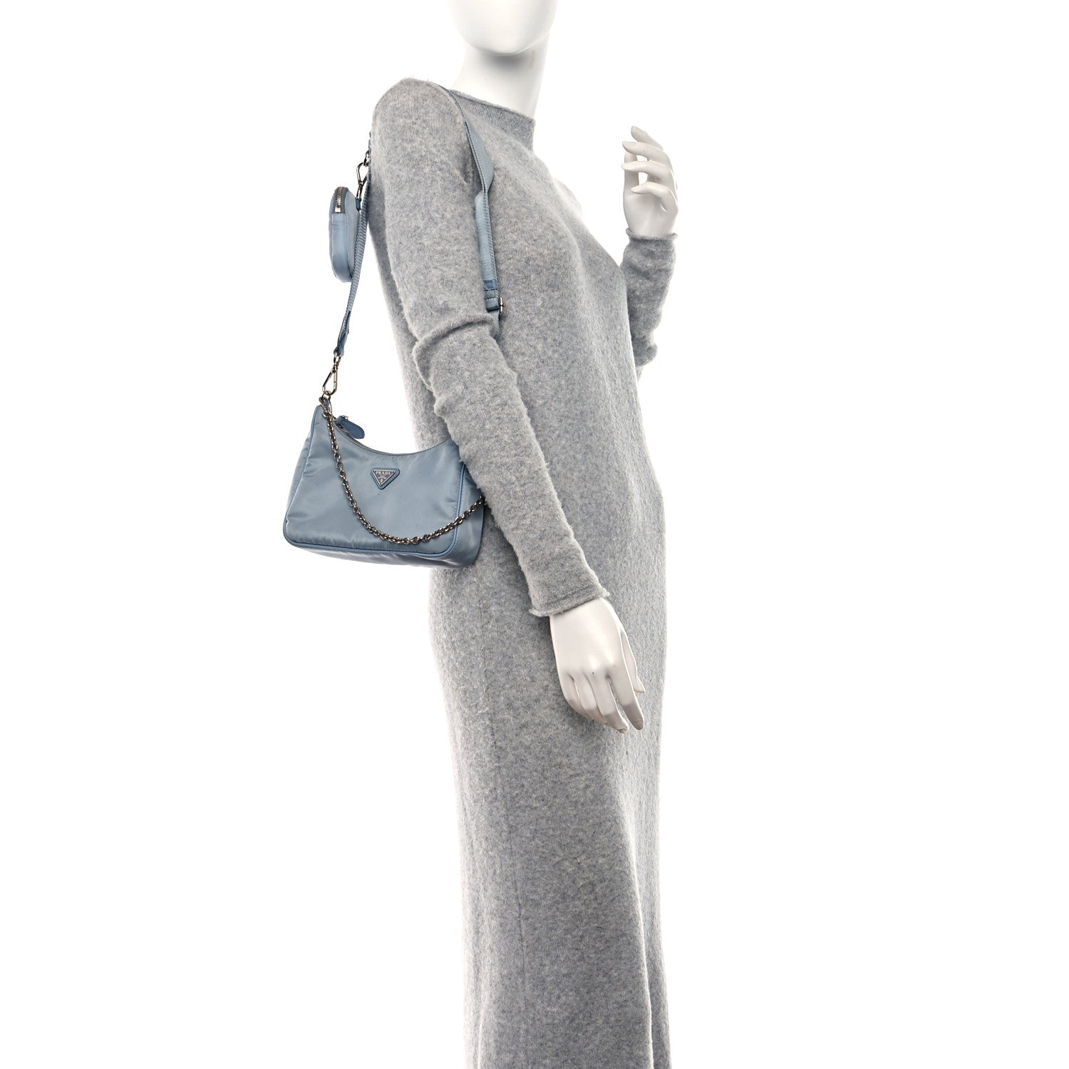 Prada Nylon Re-Edition 2005 Shoulder Bag Astrale 2 of 12