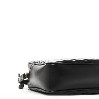 Saint Laurent Calfskin Matelasse Monogram Lou Camera Bag Black 9 of 10