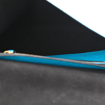 Burberry Signature Grain Burleigh Crossbody Bag Blue 10 of 13
