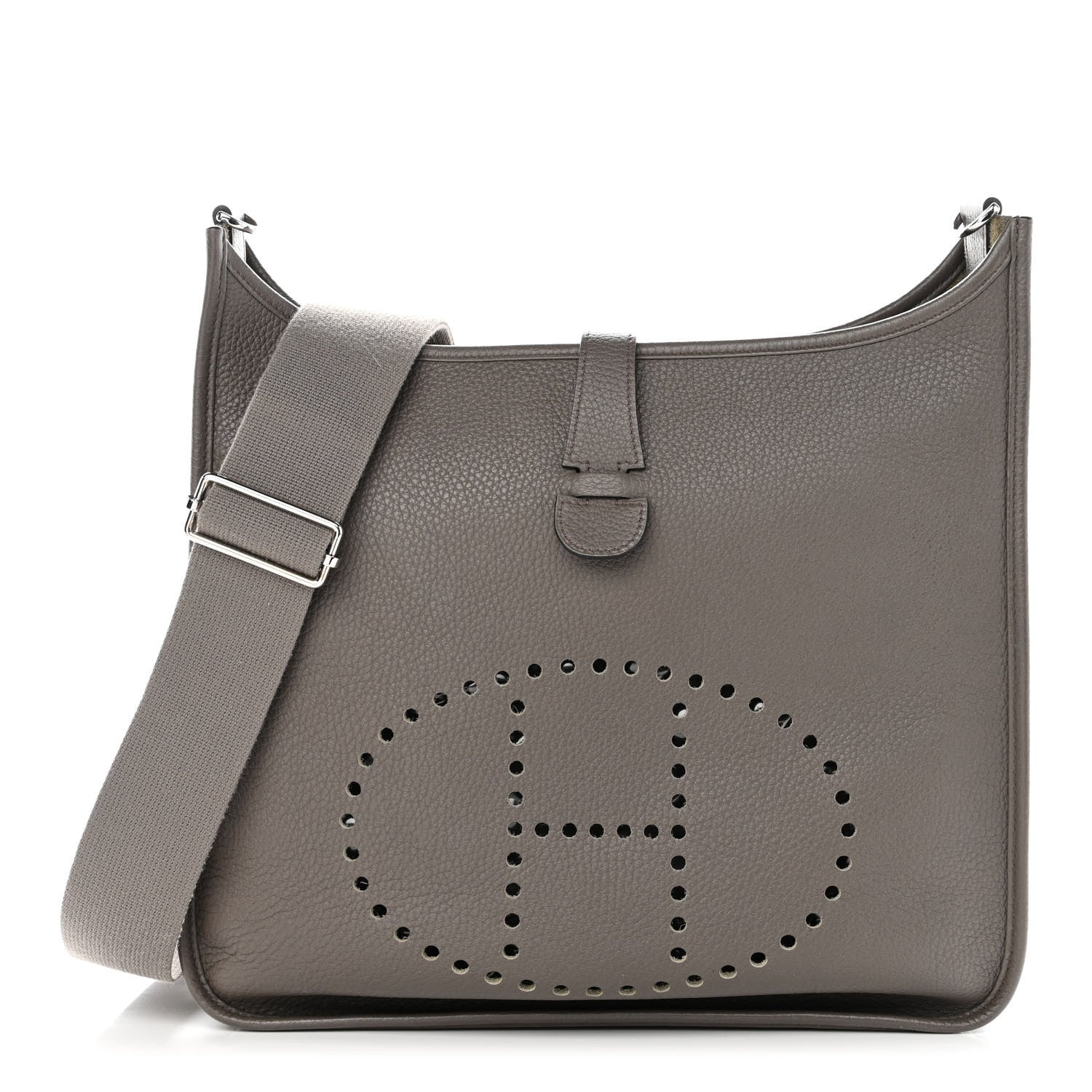 Hermes Taurillon Clemence Evelyne III GM Etain 1 of 10