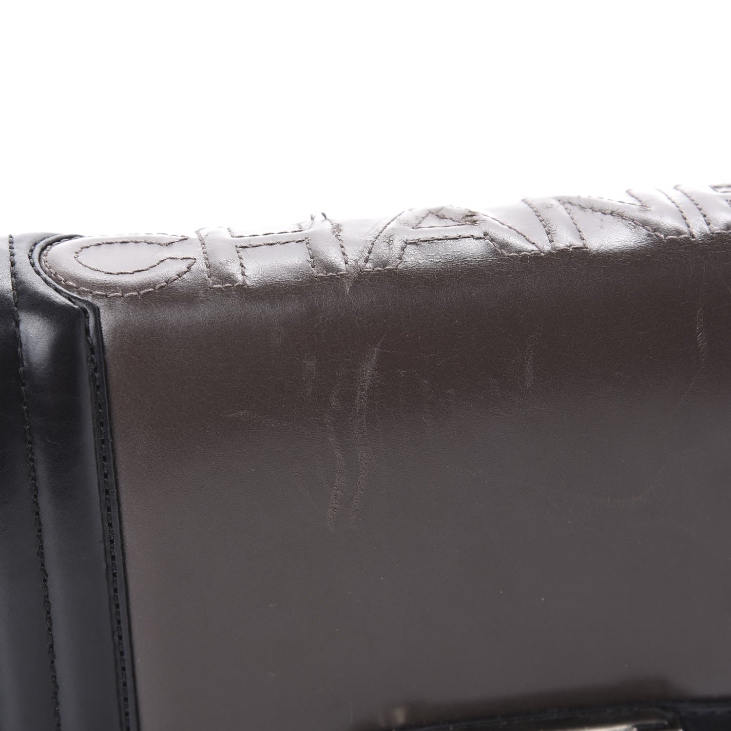 Chanel Glazed Calfskin Small Boy Flap Black Brown 14 of 14