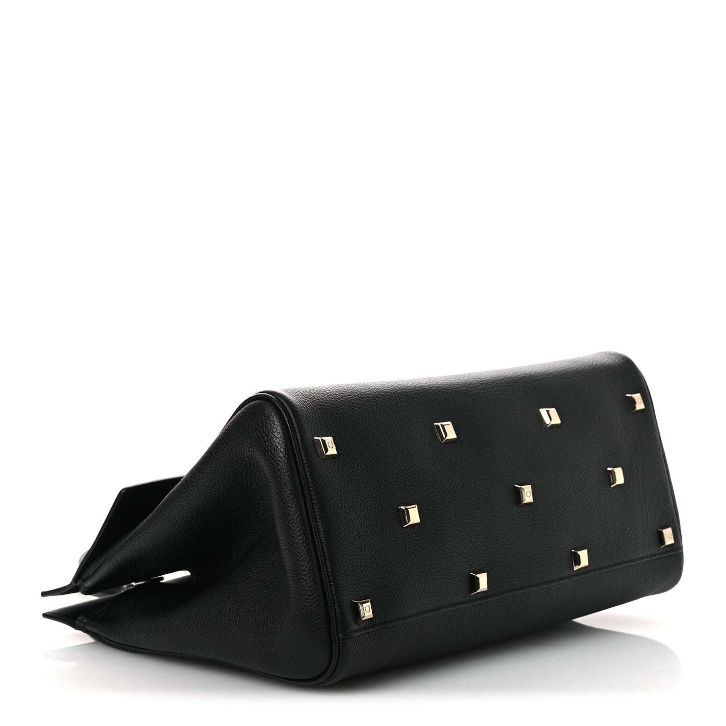 Calfskin Large Studio Bag Black