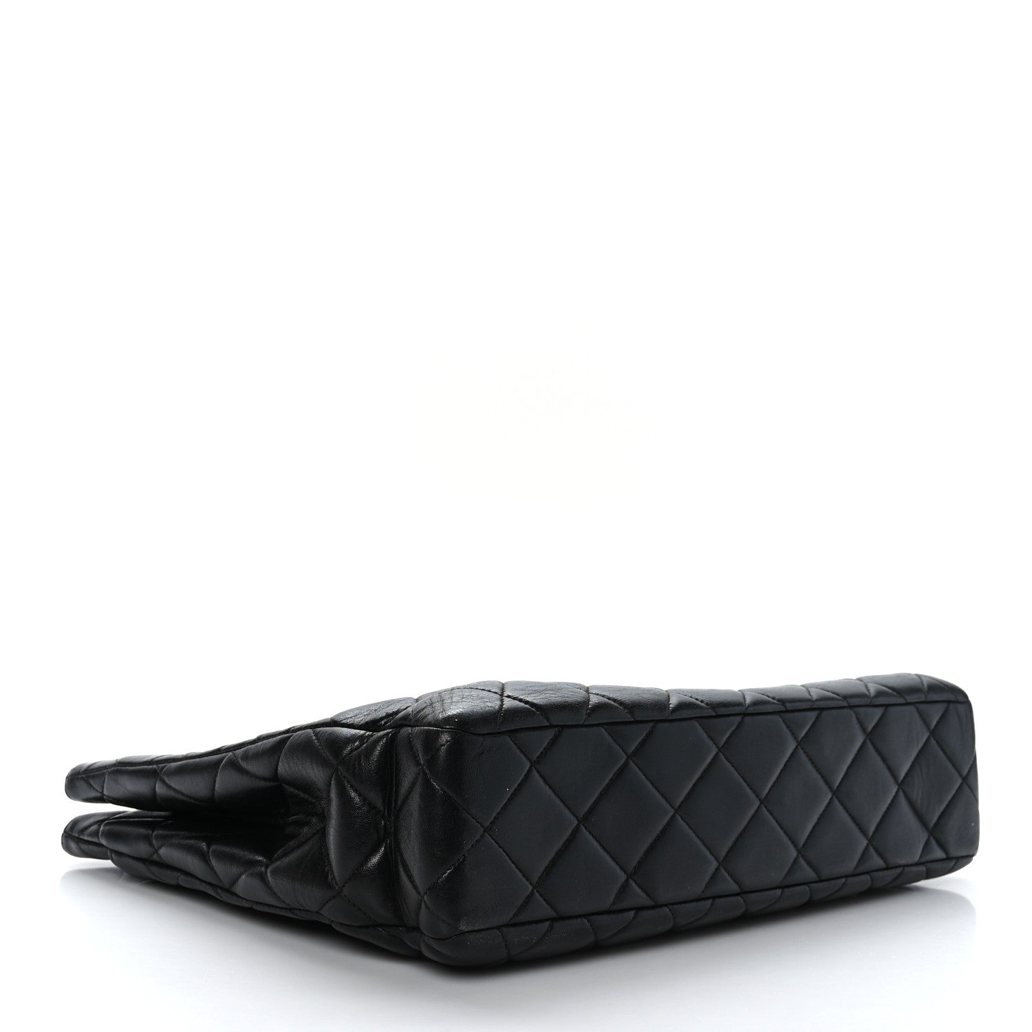 Chanel Lambskin Quilted Shopping Tote Black 4 of 9