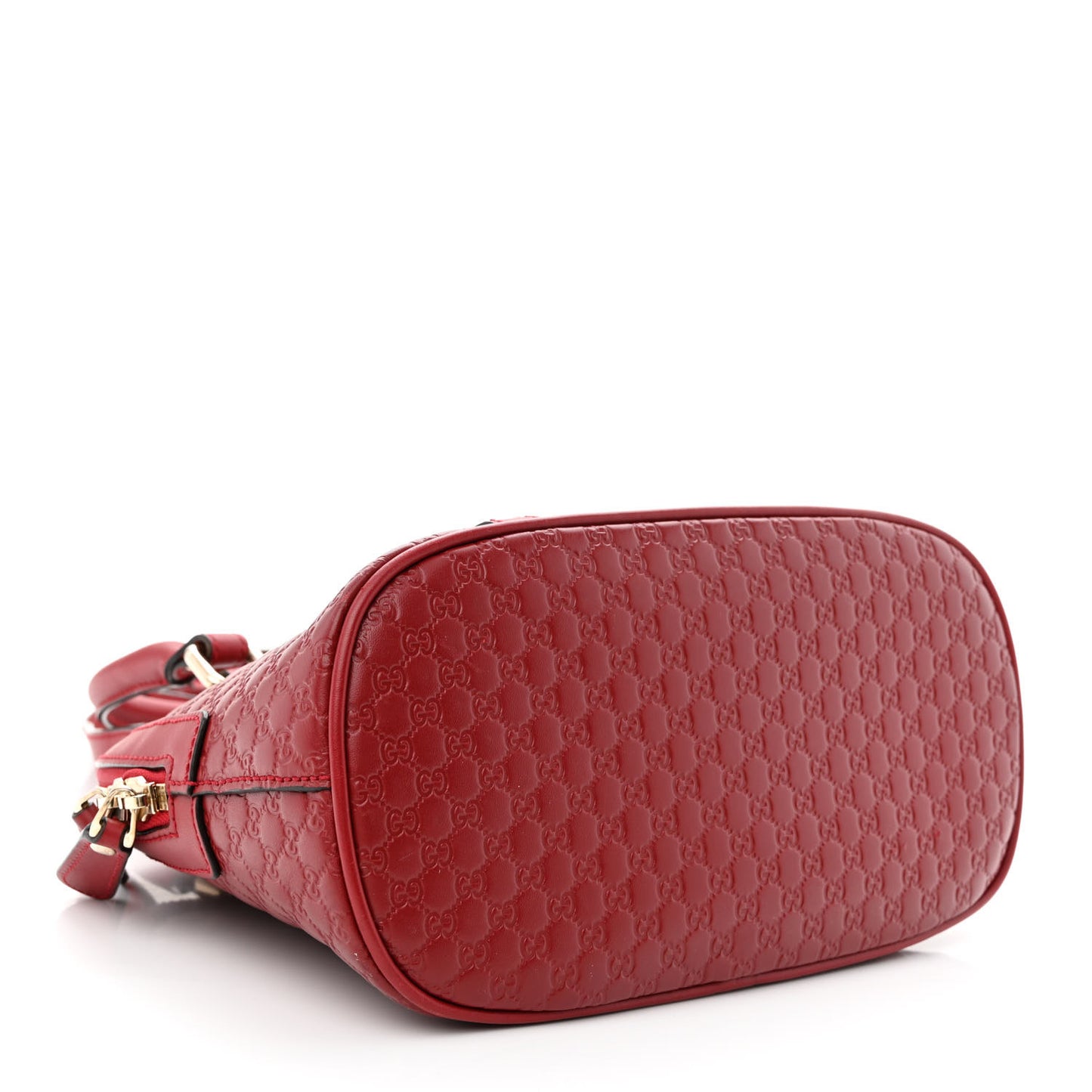 Soft Microguccissima Mini Dome Bag Rosso
