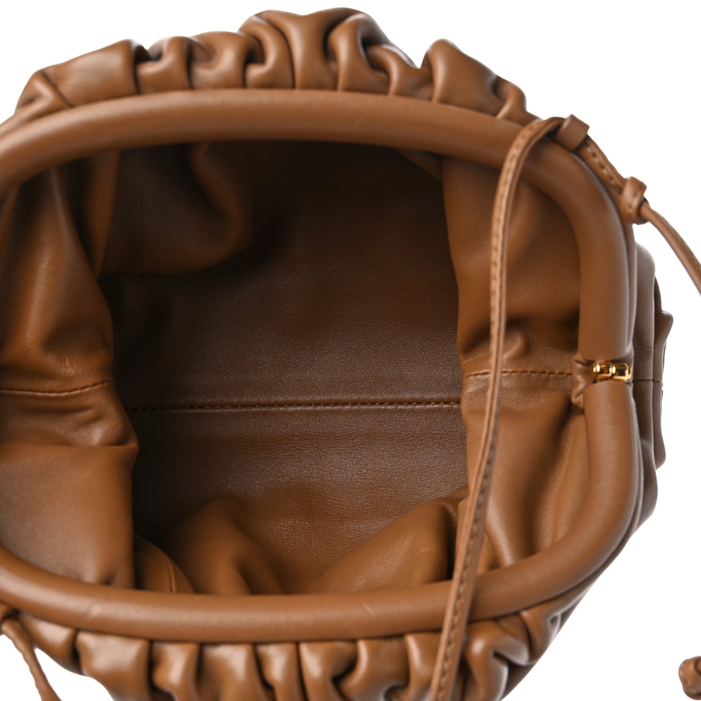 Butter Calfskin The Mini Pouch Cammello