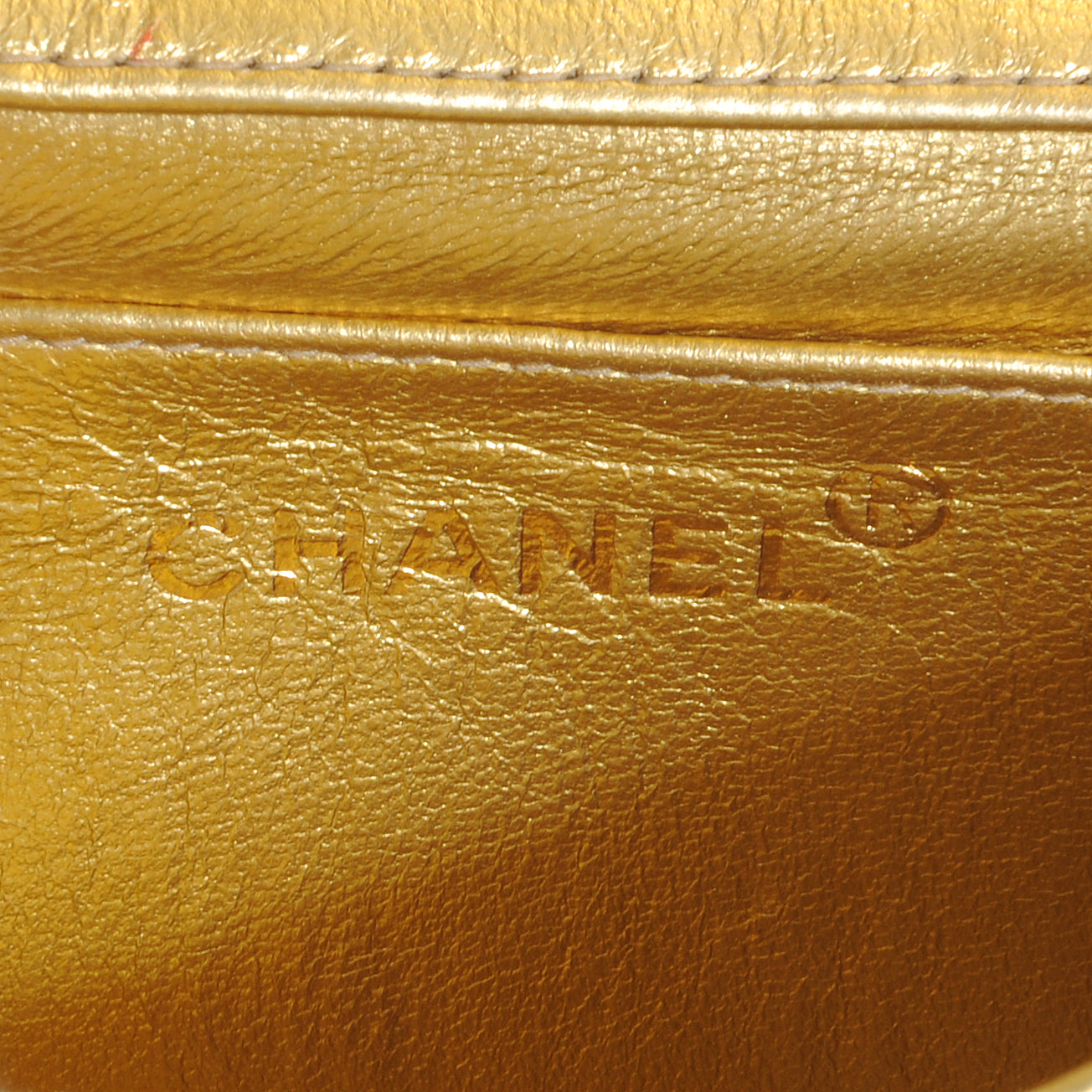 Chanel Lambskin Micro Mini Kelly Flap Bag Gold 8 of 9