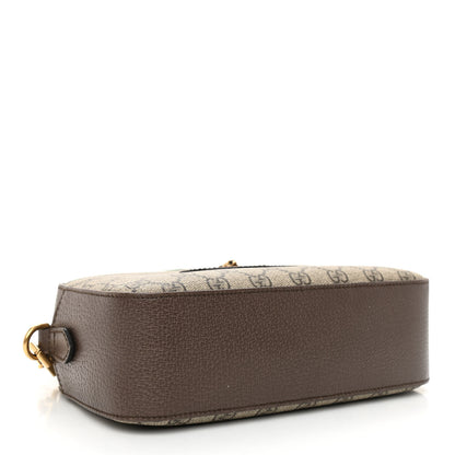 Gucci GG Supreme Monogram Web Neo Vintage Shoulder Bag Beige New Acero Crop 4 of 10