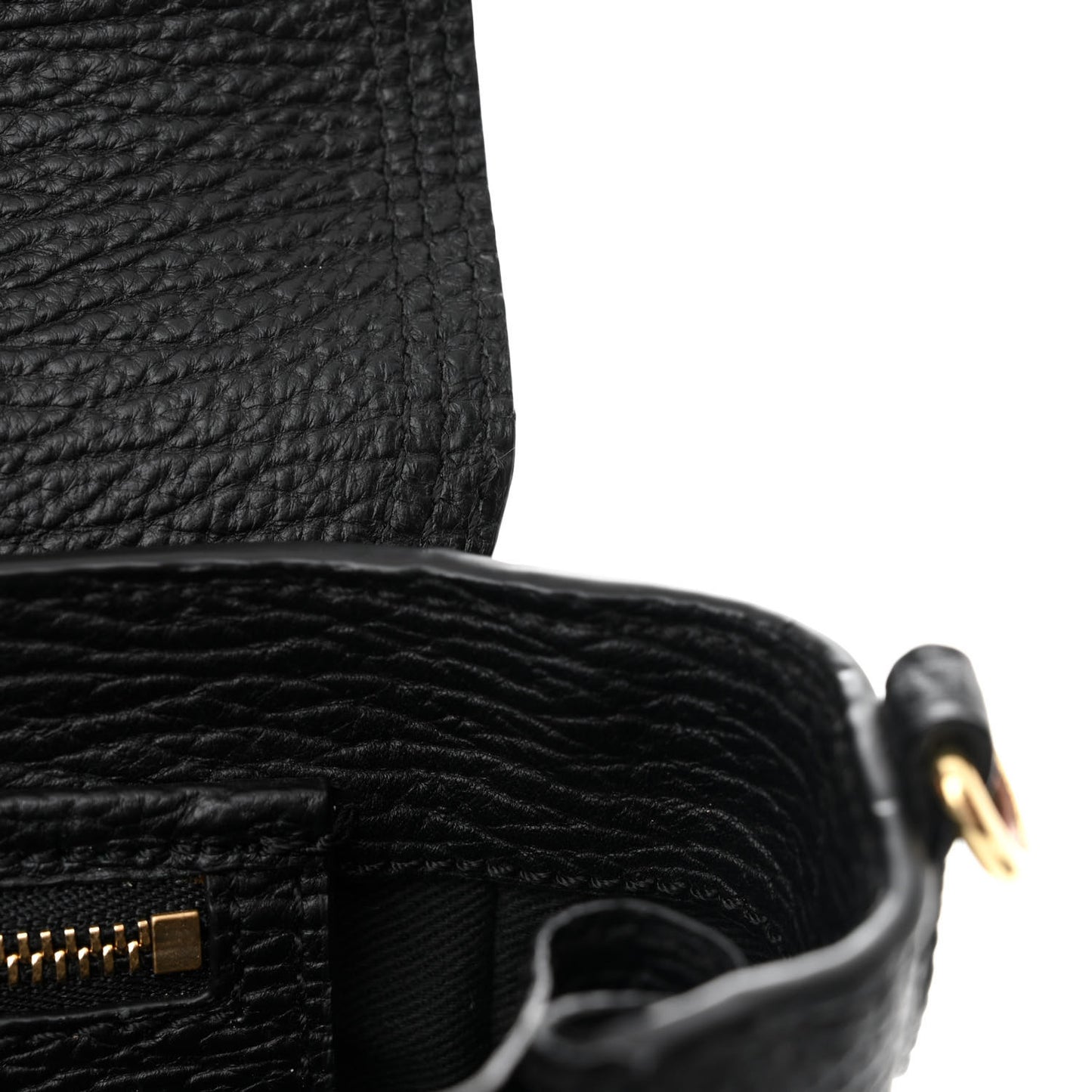 Textured Calfskin Mini Pashli Satchel Black