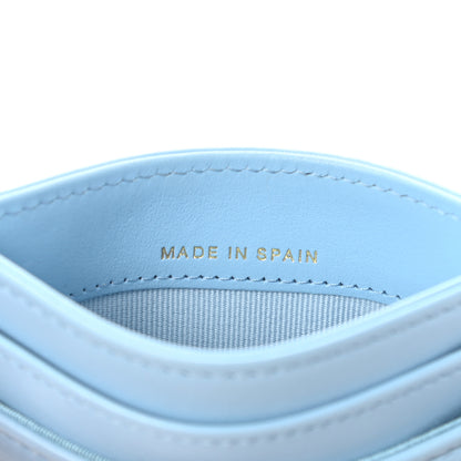 Chanel Lambskin Quilted Chanel 19 Card Holder Light Blue 7 of 8