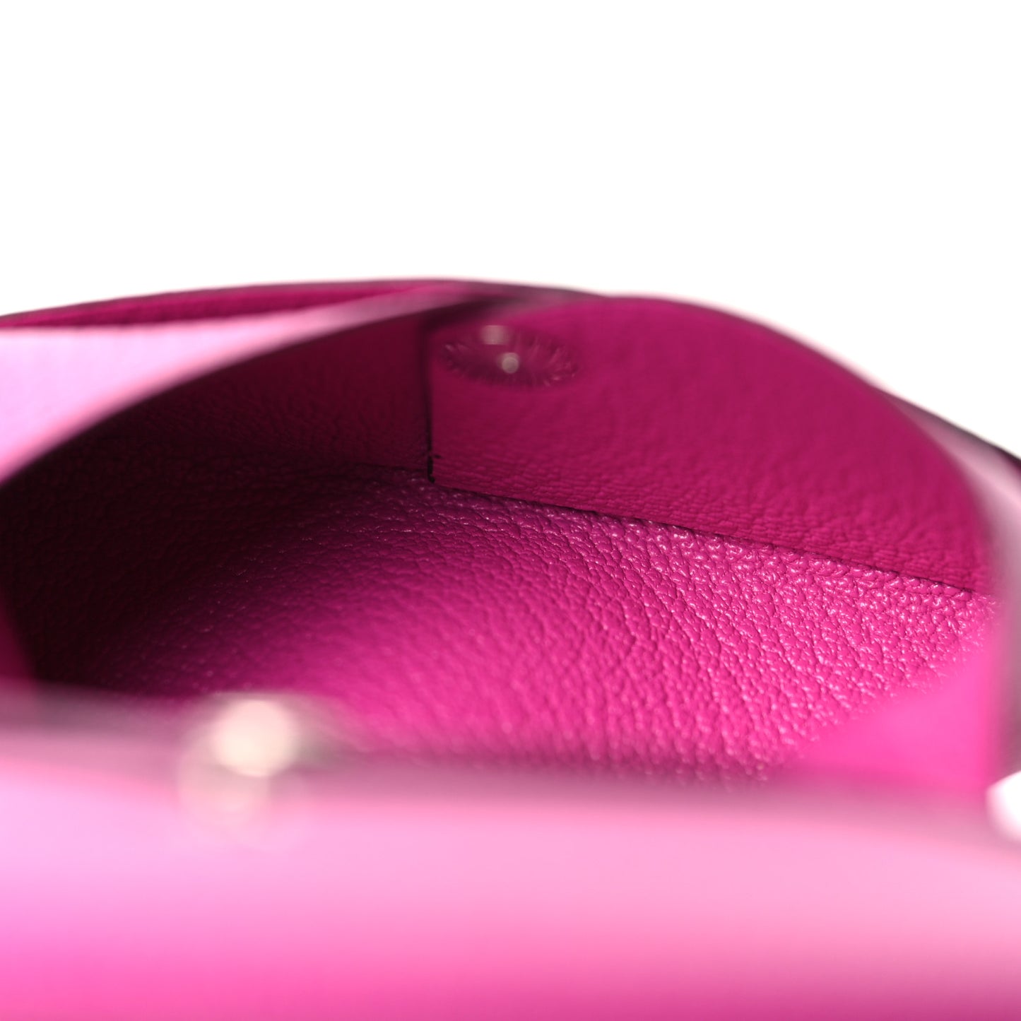 Chevre Mysore Calvi Duo Card Case Rose Pourpre