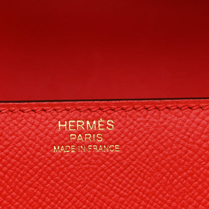 Hermes Epsom Mosaique Au 24-17 Rouge De Coeur 7 of 13