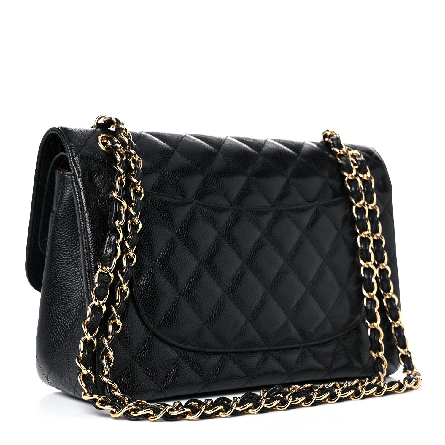 Chanel Caviar Quilted Jumbo Double Flap Black 3 of 16