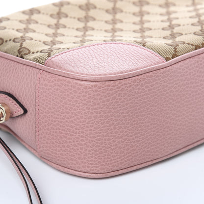 Gucci Monogram Mini Bree Messenger Bag Beige Soft Pink 8 of 9