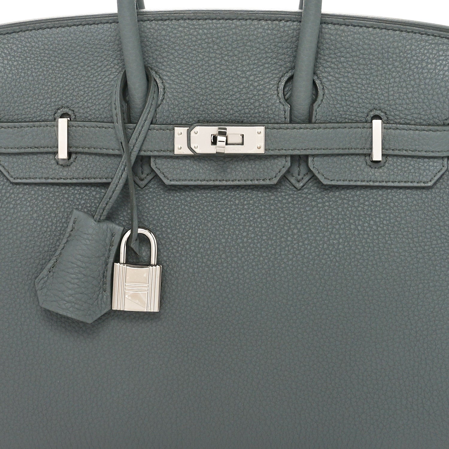 Hermes Togo Birkin 25 Vert Amande 8 of 11