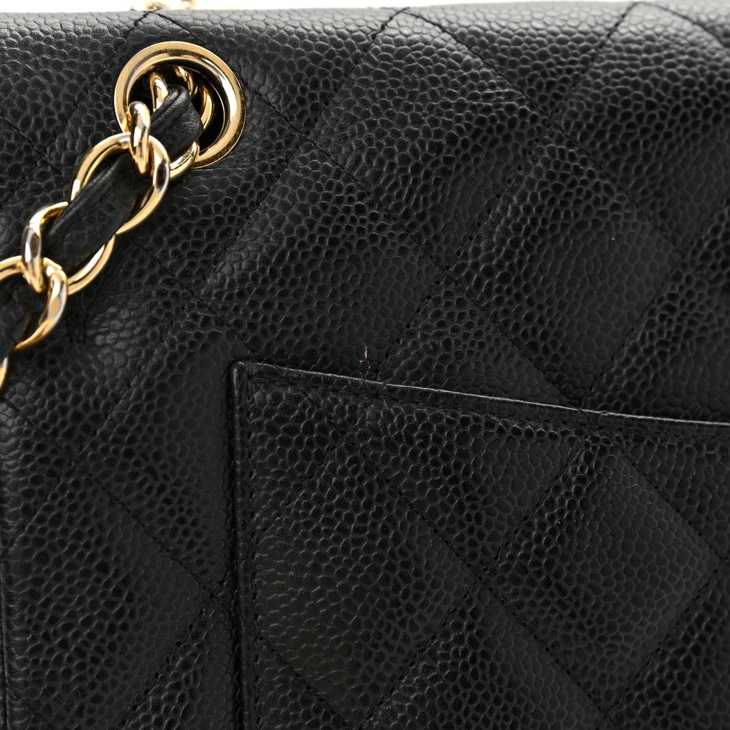Chanel Caviar Quilted Jumbo Double Flap Black 16 of 16