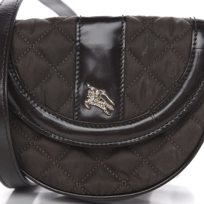 Burberry Nylon Quilted Crossbody Dark Brown 8 of 8