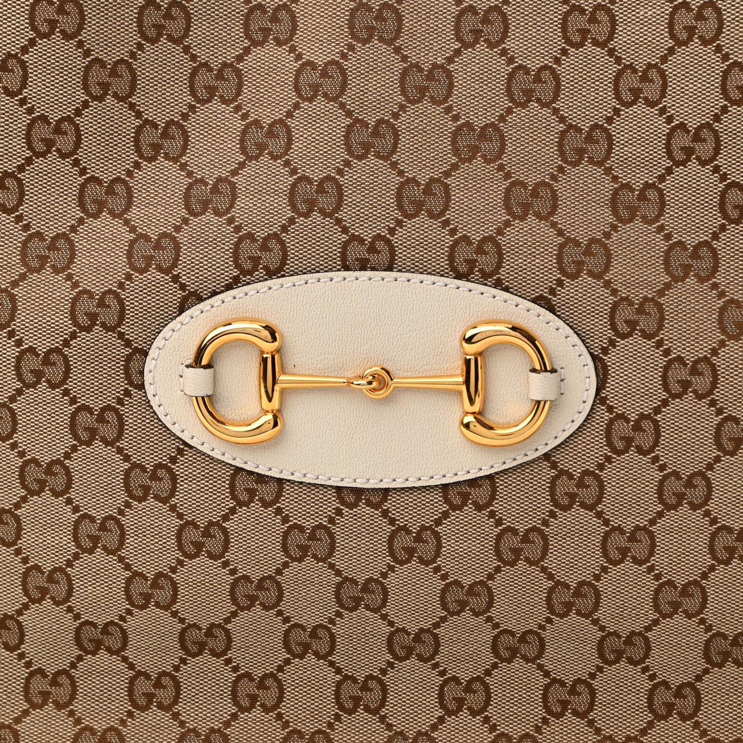 Monogram New Sakai Calfskin Lux Horsebit 1955 Tote Beige Ebony Mystic White