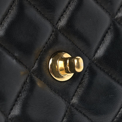 Chanel Lambskin Quilted Maxi Single Flap Black 11 of 15