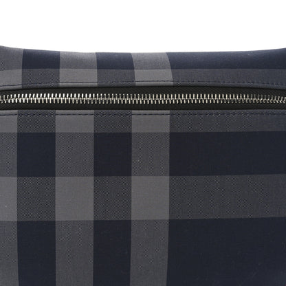 Burberry House Check Sonny Bum Bag Navy Grey 7 of 9