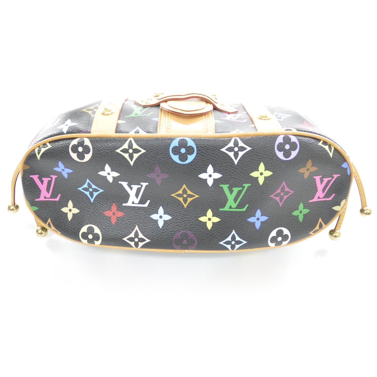 Louis Vuitton Monogram Multicolor Theda GM Black 4 of 8