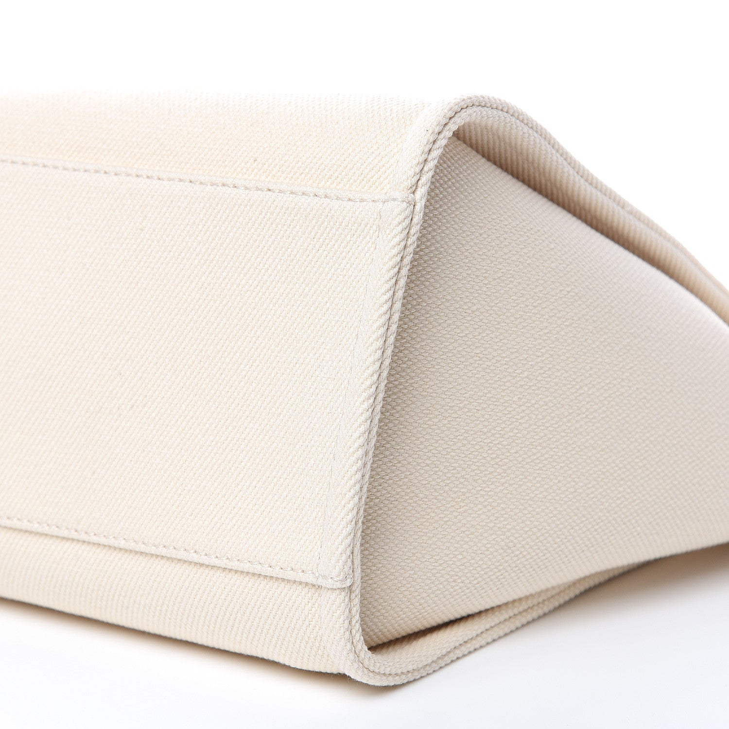Chanel Canvas Pearl Large Deauville Tote Ecru Beige 9 of 10